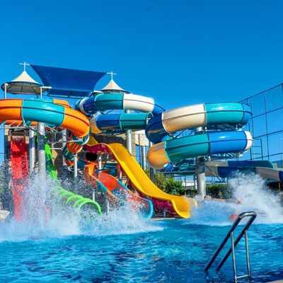 Harga yang bagus ODM Water Play Atractions Park Equipment Slide Untuk Anak-anak on line