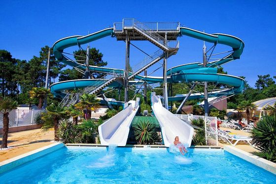 Harga yang bagus Taman Air Anak-anak Permainan Hiburan Peralatan Olahraga Air Fiberglass Slide on line