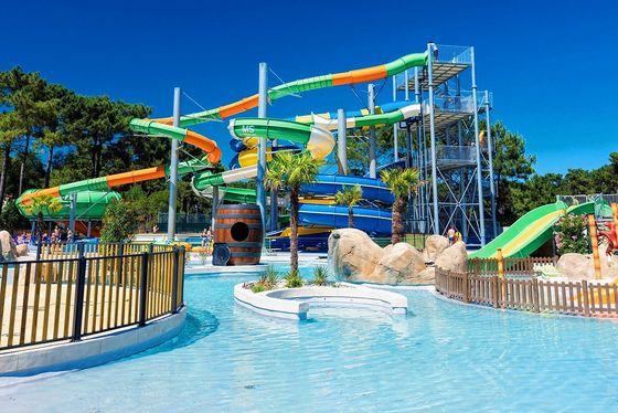 Harga yang bagus ODM Anak-anak Bermain Hiburan Permainan Air Slide Serat Kaca Untuk Kolam Renang on line