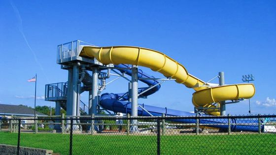 Harga yang bagus OEM Anak-anak Taman Air Taman bermain Kolam renang Olahraga Luar Ruang Fiberglass Slide on line