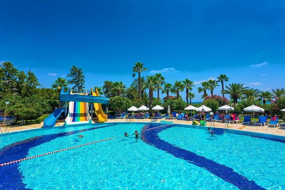 Harga yang bagus Taman Air Kota Luar Ruangan Peralatan Bermain Kolam Renang Fiberglass Slide Untuk Anak-anak on line