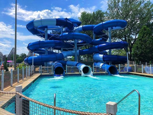 Harga yang bagus Komersial Anak-anak Hiburan Taman Air Permainan Kolam Renang Slide Air Untuk Anak-anak on line