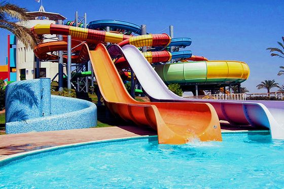 Harga yang bagus Taman Air Luar Ruang Anak-anak Dewasa Permainan Peralatan Olahraga Serat Kaca Slide Spiral Untuk Anak-anak on line