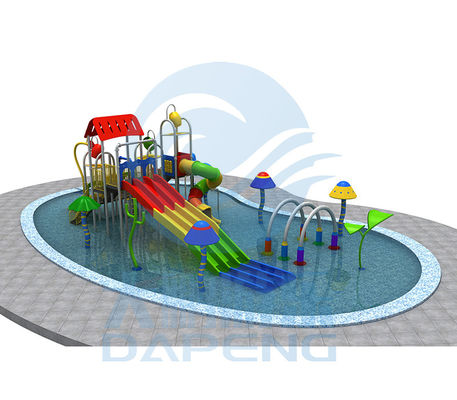 Harga yang bagus ODM Anak-anak Taman Air Set Desain Taman bermain Slide Raksasa dengan Water Splash Pad untuk Anak-anak on line