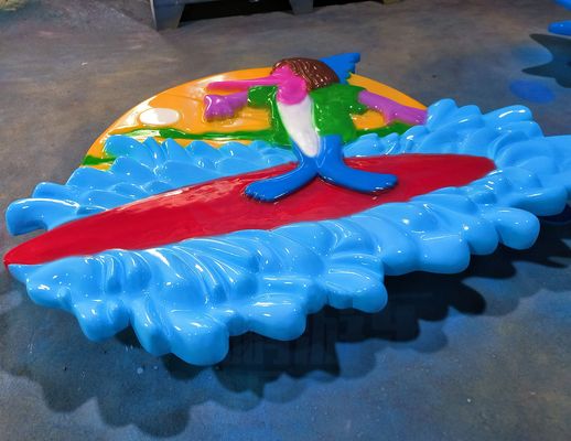 Taman Air Peralatan Water Splash Pad Untuk Anak-anak di luar Taman bermain
