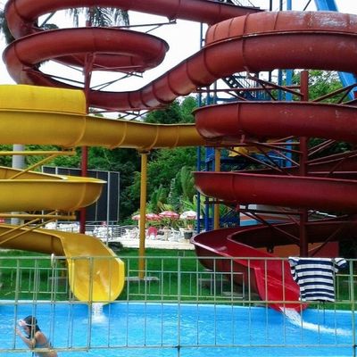 Anak-anak Indoor Taman bermain Air bermain Mesin Hiburan Anak-anak Serat kaca Water Slide