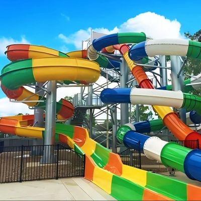 Harga yang bagus Kolam renang outdoor kecil Slide air serat kaca untuk taman air on line