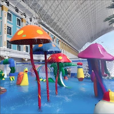 Harga yang bagus Air Mancur Jamur Kecil Terbuat dari Fiberglass Untuk Mesin Hiburan Anak-Anak on line