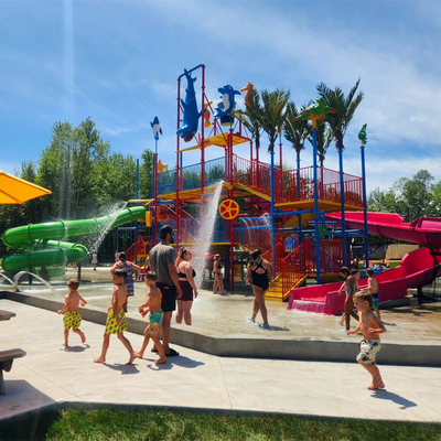 Harga yang bagus Semua Usia Slide Air Komersial Untuk Camping Hotel Resor & Villa Untuk Rumah Air Serbaguna Untuk Berbagai Tempat Hiburan Setiap Kelompok Usia on line
