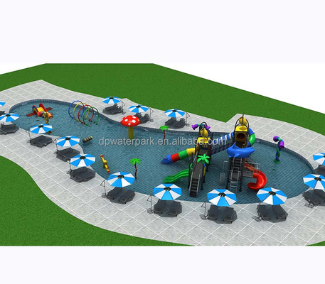 Harga yang bagus Water Play Equipment Manufacturer Customized 350SQM Children Aqua Park Design for Hotel and Resort on line