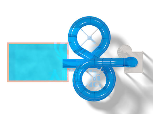 Harga yang bagus 6m Height Commercial Water Slide with >150 Person Capacity and 30-60 Days Delivery on line