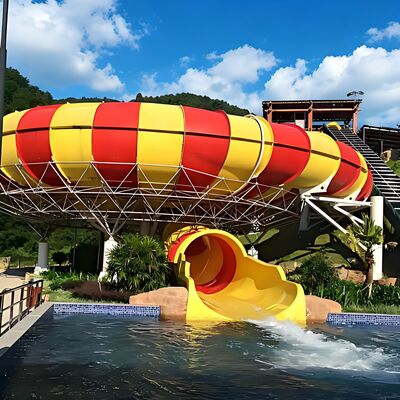 Produsen Seluncuran Air Fiberglass Mini Space Bowl untuk Taman Air Desain Kustom dengan Garansi 1 Tahun