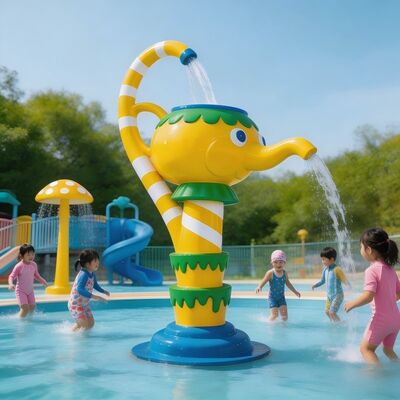 Tema Teapot Interaktif Anak-anak Water Play Fitur Untuk Aqua Park Splash Pad Dan Anak-anak Pool Fun