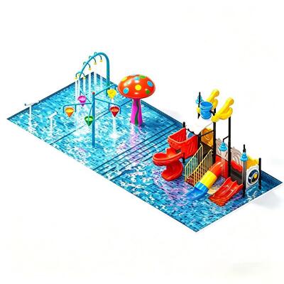 kualitas 7x15m Family Water Slide Taman bermain Kolam renang Taman hiburan Desain sederhana untuk anak-anak pabrik