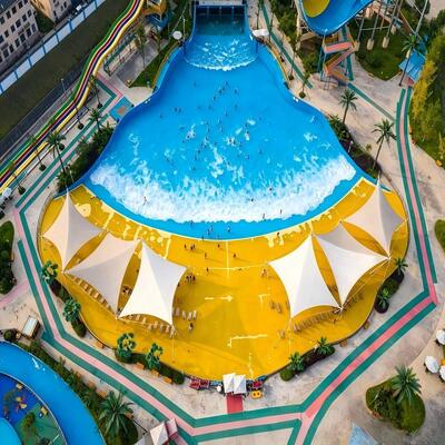 Harga yang bagus Peralatan Taman Air Kolam Ombak Komersial untuk Resor dan Kolam Renang on line