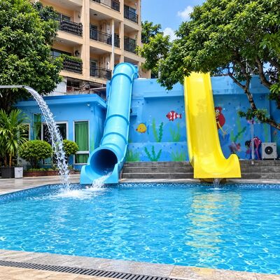 Harga yang bagus Kolam renang outdoor Slide air Sled Barrel Fiberglass Taman hiburan Dengan CE online