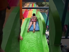 17m Tinggi Aqualoop Water Slide Custom FRP Giant Water Slide Untuk Dewasa, Slide Serat Kaca Besar