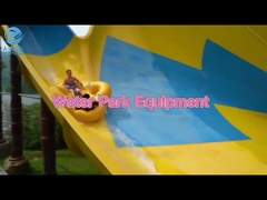 18m Tinggi Besar Dewasa Fiberglass Water Slide untuk Outdoor, Fiberglass water slide untuk taman air