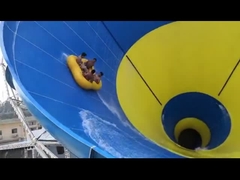 Big Trumpet Water Theme Park Slide, Set Slide Serat Kaca Besar, Slide Air Water Park untuk Dijual