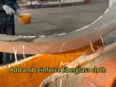 Family Slide Fiberglass Pool Slide untuk Anak-anak, Water Slide pabrik pameran bengkel