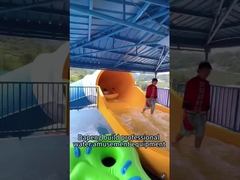Slide serat kaca taman air komersial, Aqua park hiburan naik set slide serat kaca